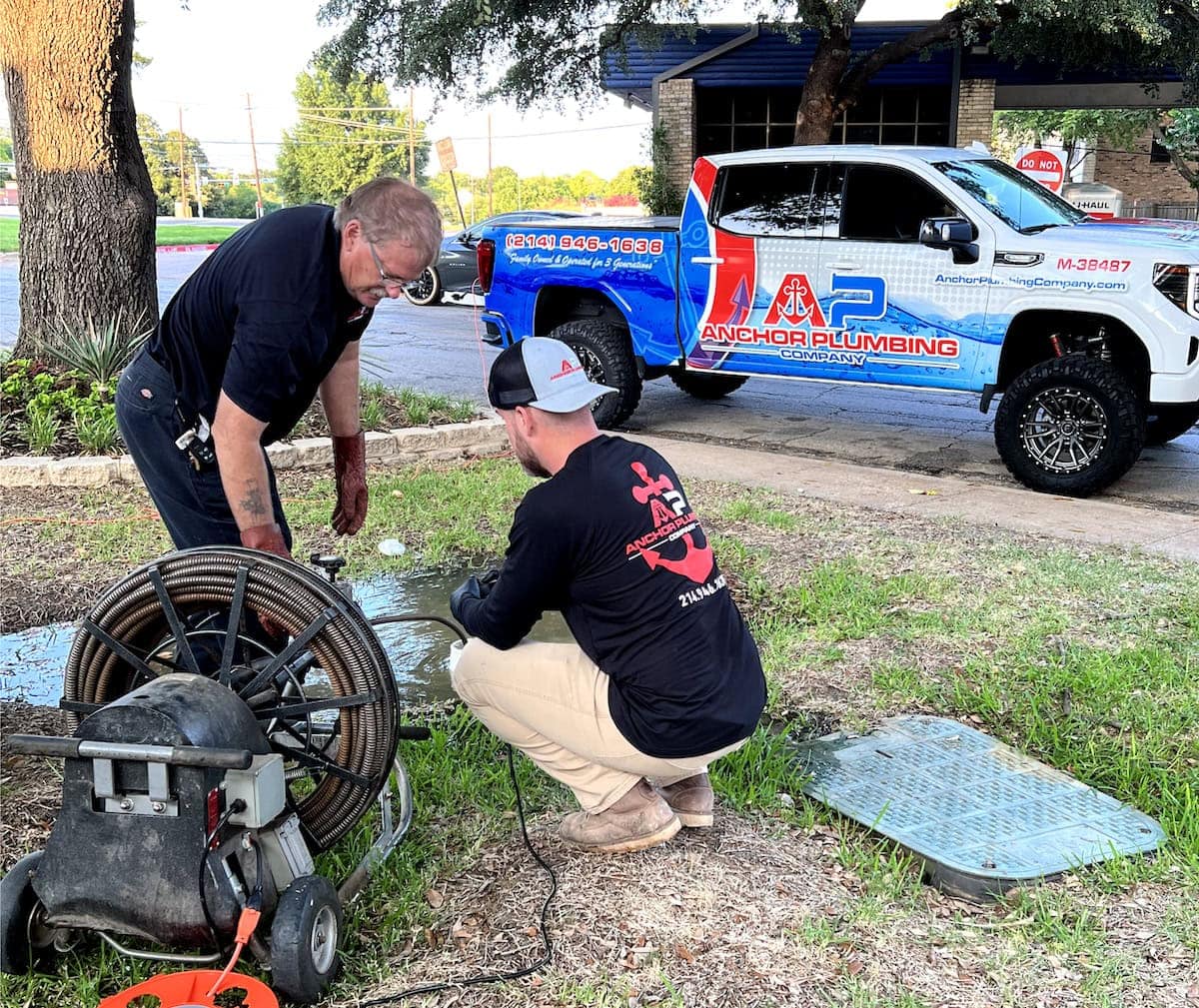 anchor plumbing service drain and pipe cleaning