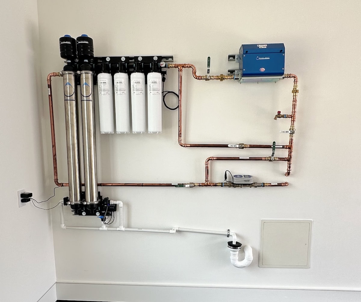 anchor plumbing service water filtration system update