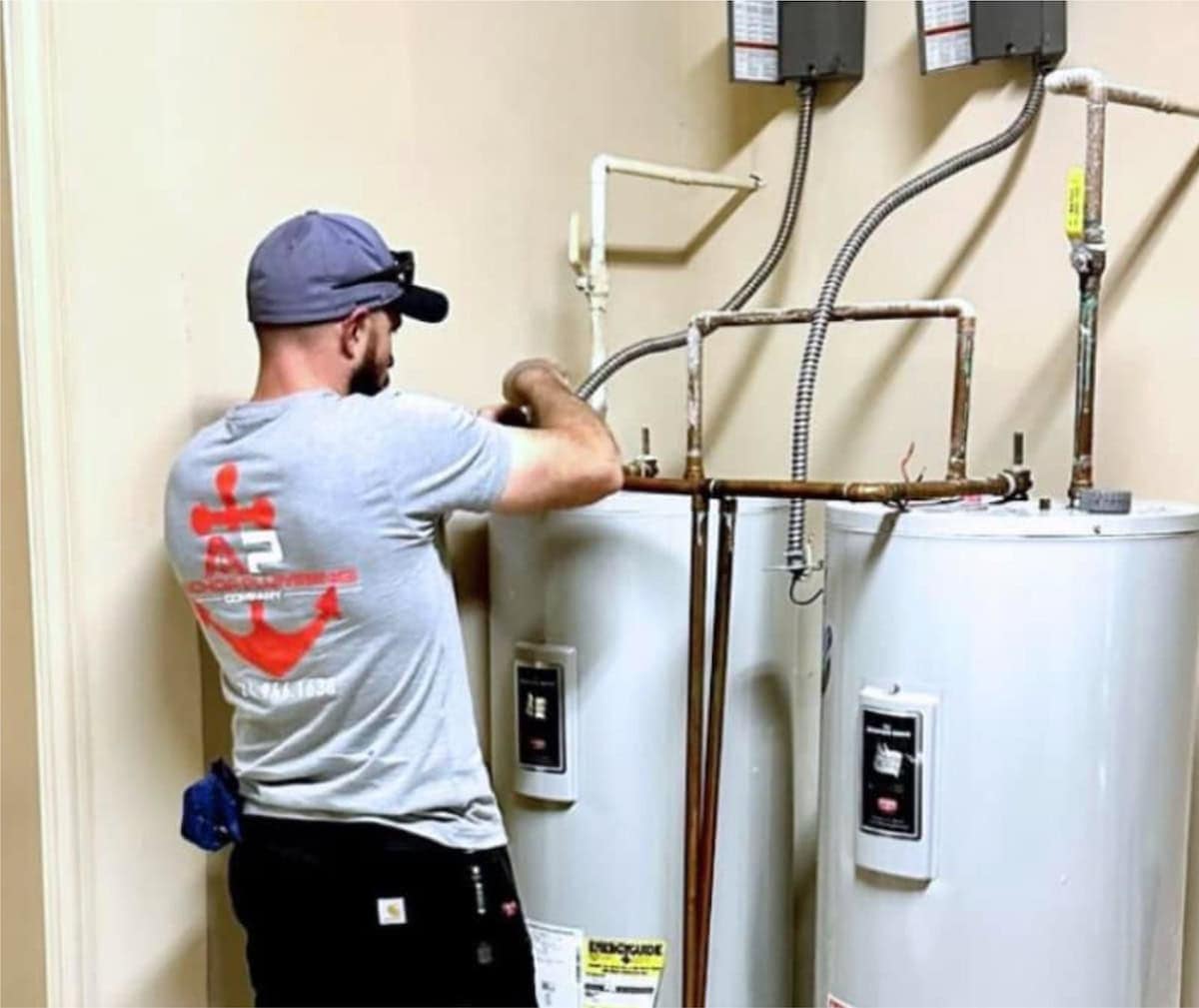 anchor plumbing service water heater install and repair