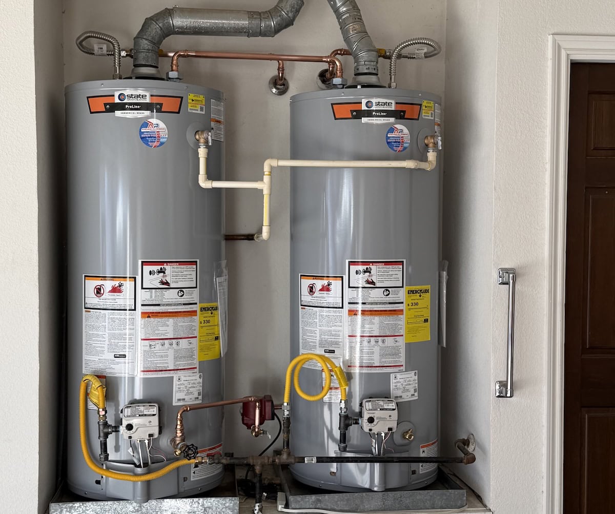 anchor plumbing service water heater update