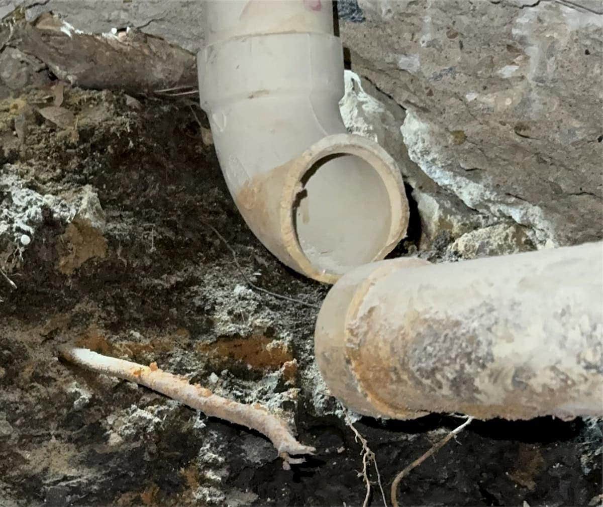 Burst pipe repair service provided by Anchor Plumbing Company in Keller Texas